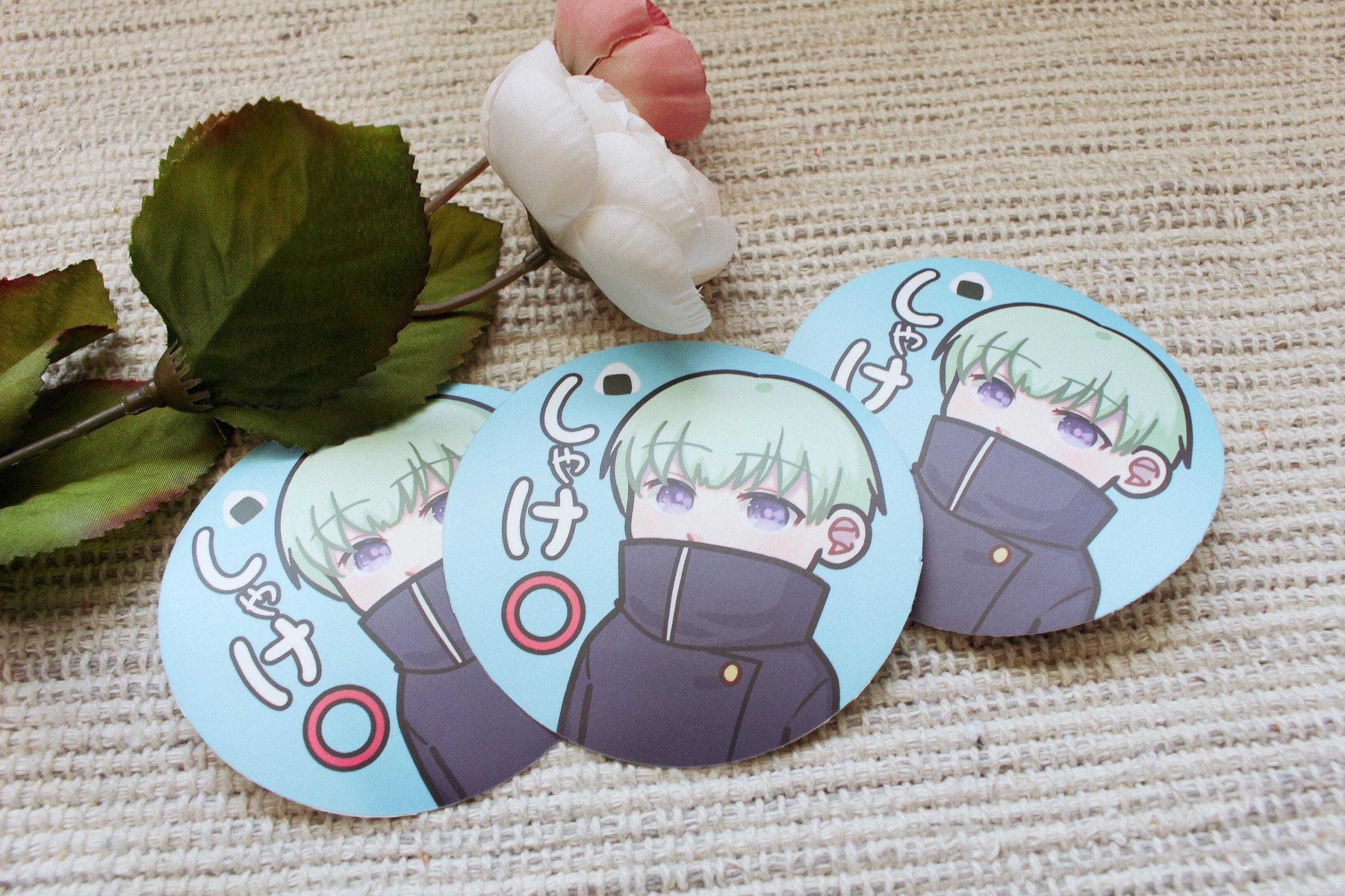 JJK Inumaki Salmon 3 Inch Sticker Etsy UK