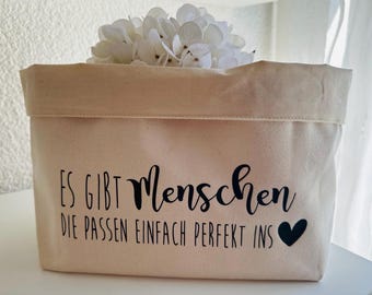 Personalisierter Brotkorb für Überraschungen, Geschenkidee an deine Liebsten zu jedem Anlass, Aufbewahrungskorb, Umzugs- bzw.Einzugsgeschenk