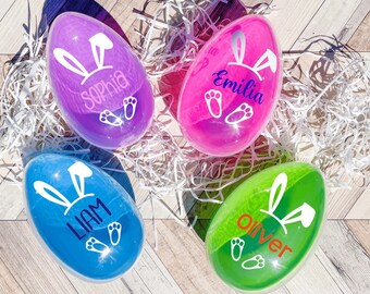 Personalized Jumbo Easter Egg, Fillable Basket Stuffer