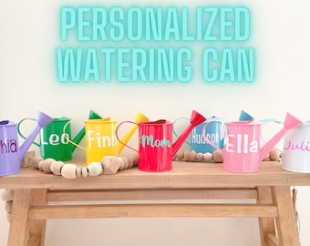 Personalized Kids Watering Can, Garden Gift