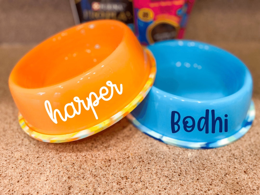 Personalized Dog Bowl, Custom Dog Food and Water Bowls, Dog Gift, Pet