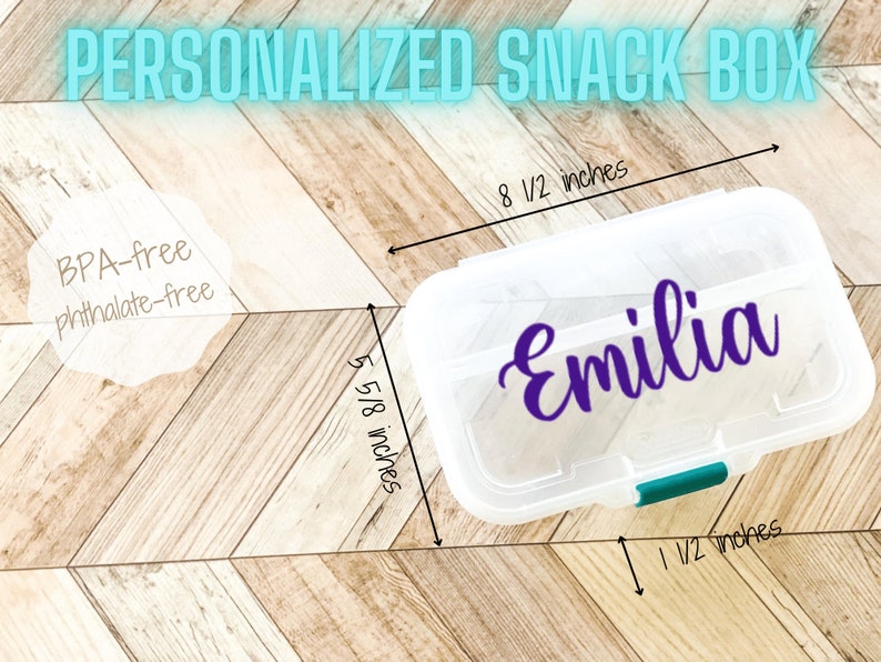 EvelynAndAnneDesigns Snack Box Container - Thumbnail 5