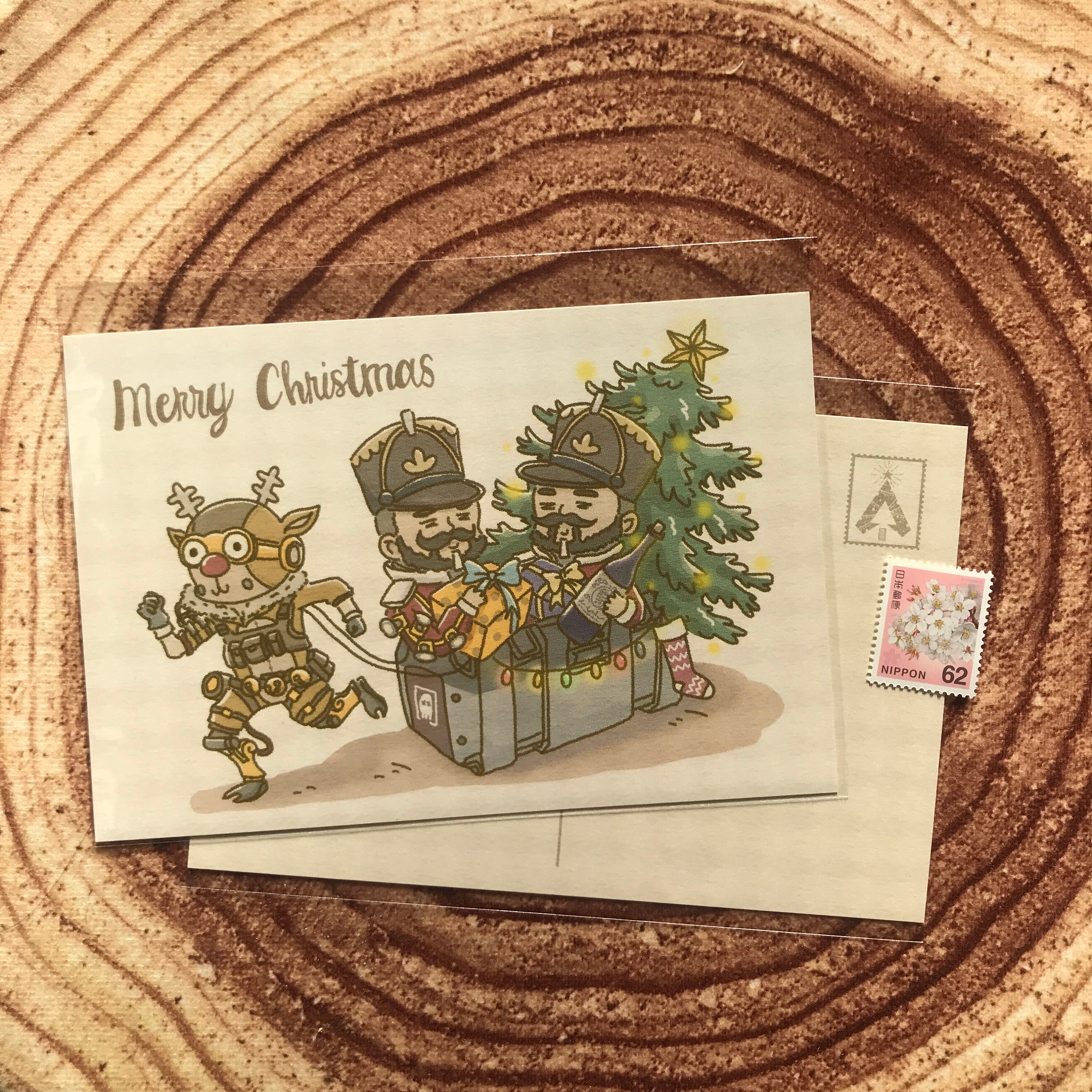 Apex Legends Christmas Postcard Etsy