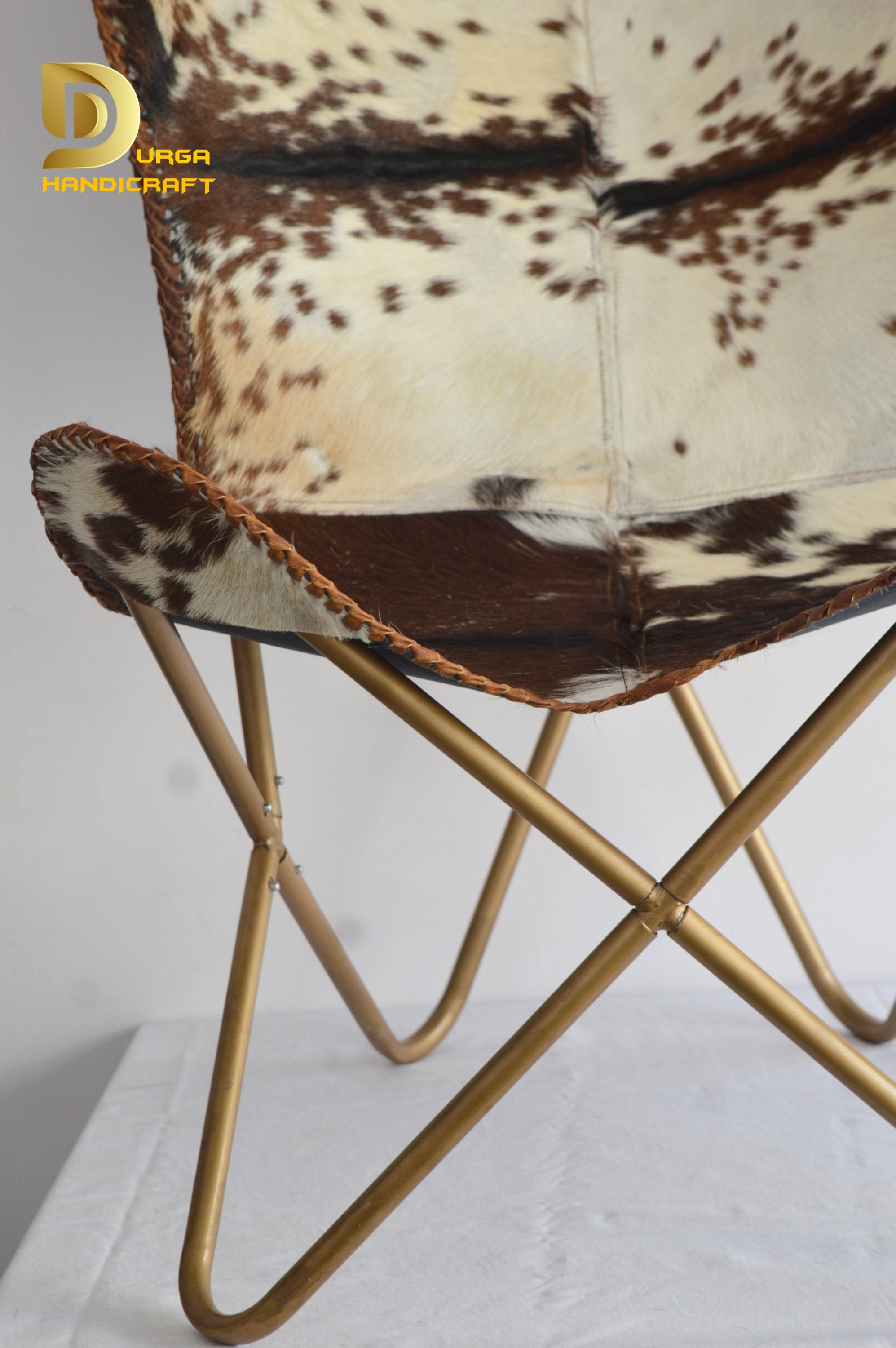 Brauner und weißer Schmetterlingsstuhl Schmetterlingsstuhl | Etsy