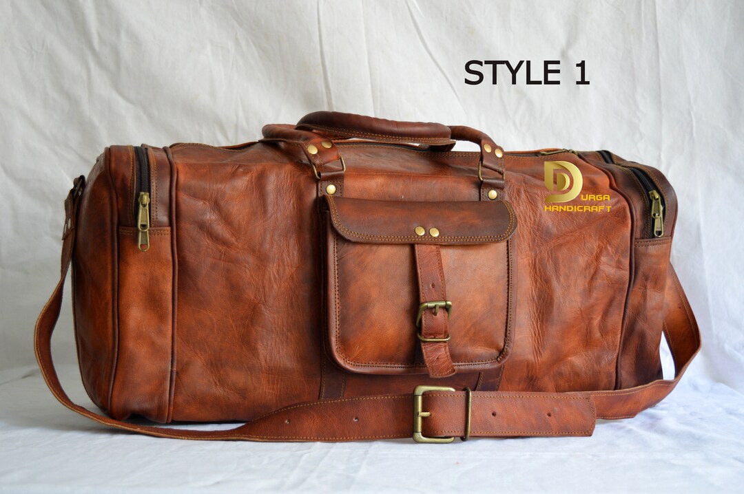Leather Duffle Bag, Weekender Duffel Bag, Gym Bag, Duffel Holdall Bag