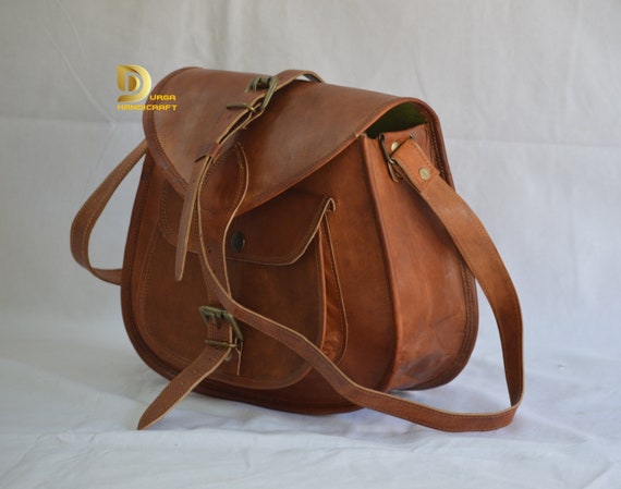 handmade leather sling bag