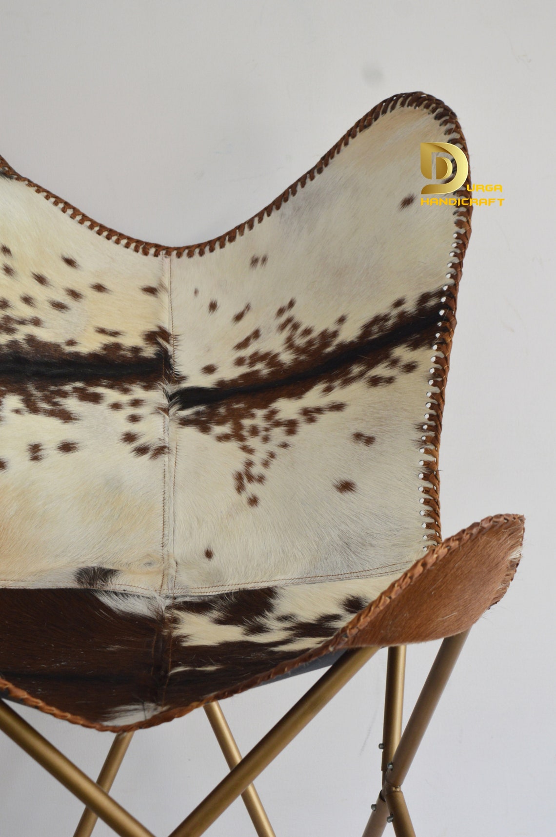 Brauner und weißer Schmetterlingsstuhl Schmetterlingsstuhl | Etsy