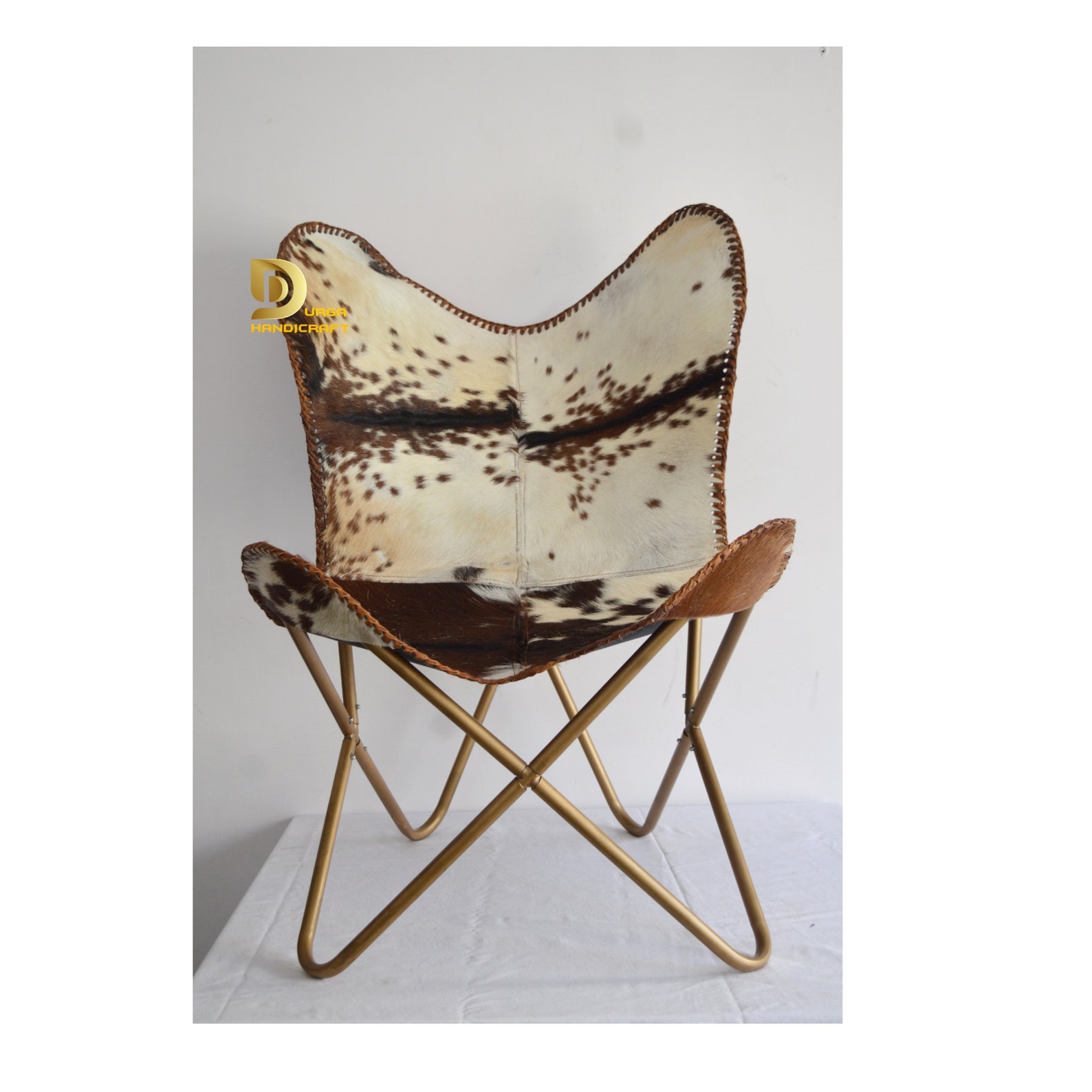 Brauner und weißer Schmetterlingsstuhl Schmetterlingsstuhl | Etsy