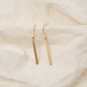 Minimalist Earrings, Gold, Filigree Earrings, Ear Jewelry, Stud Earrings, Ear Pendants, Delicate, Brass, Geometric Earrings, DASH HOOKS