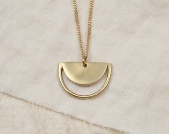 Gold necklace for women, gold necklace with pendant, gold jewelry, gold necklace, girlfriend gift, wedding jewelry, combinable gold chains, Jara