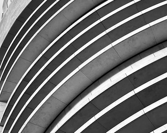 Fenchurch Street Architecture, Londres Fotografía en blanco y negro Bellas Artes Print