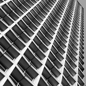Center Point  London Architecture Black and White Photography Fine Art Print