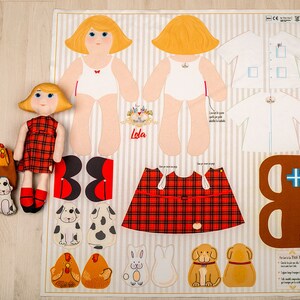 Lola - sewing kit for fabric dolls