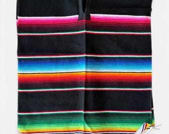 Poncho mexicano Sarape para niños, unisex.