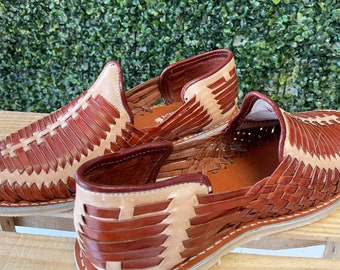 Huaraches de cuero | Etsy México