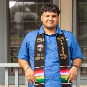 Mexican Roots Personalized Graduation Stole