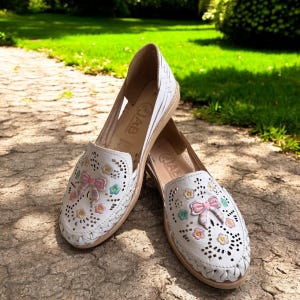 Floral 3D Handmade Huarache/ Mexican Huarache