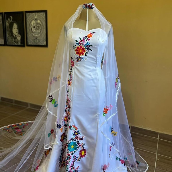 Mexican Wedding Dress - Etsy