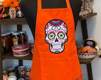 Calavera Sugar Skull Apron