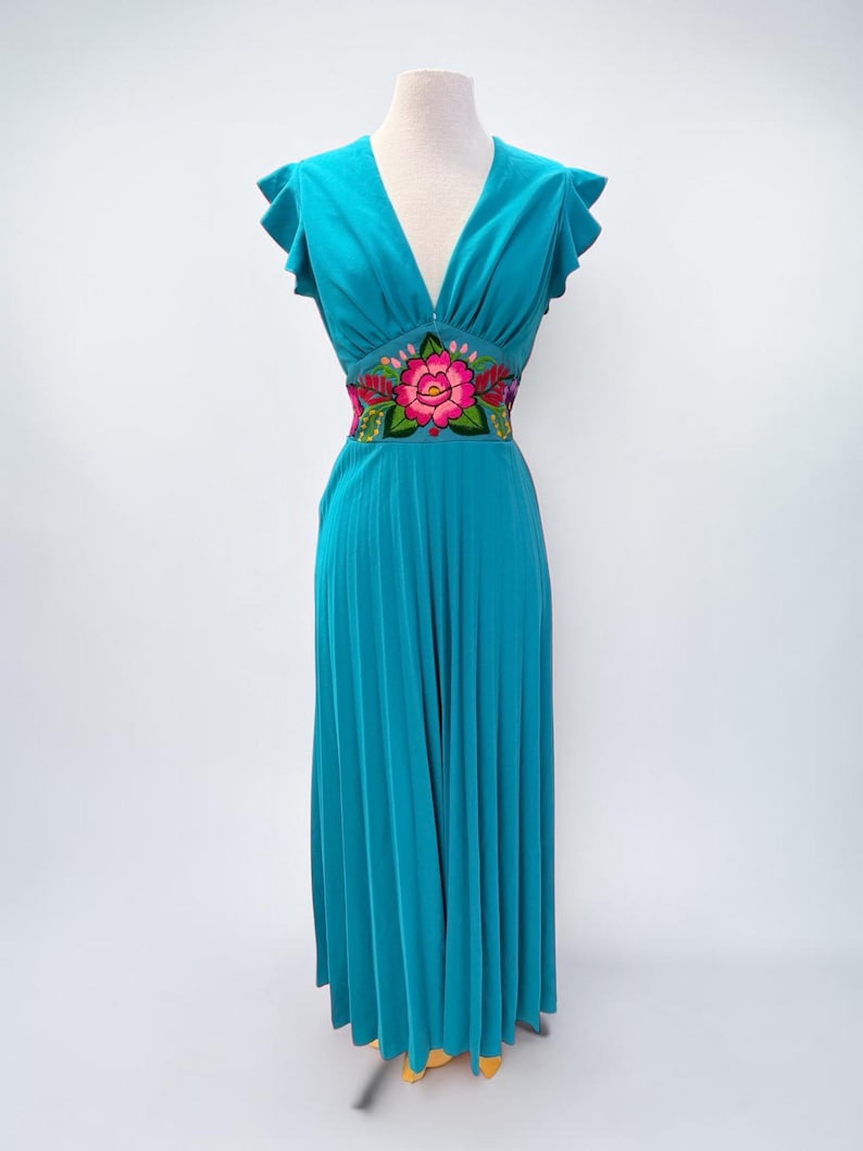 Embroidered Maxi Dress main image 1