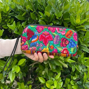 Chiapas Embroidered Pencil Pouch