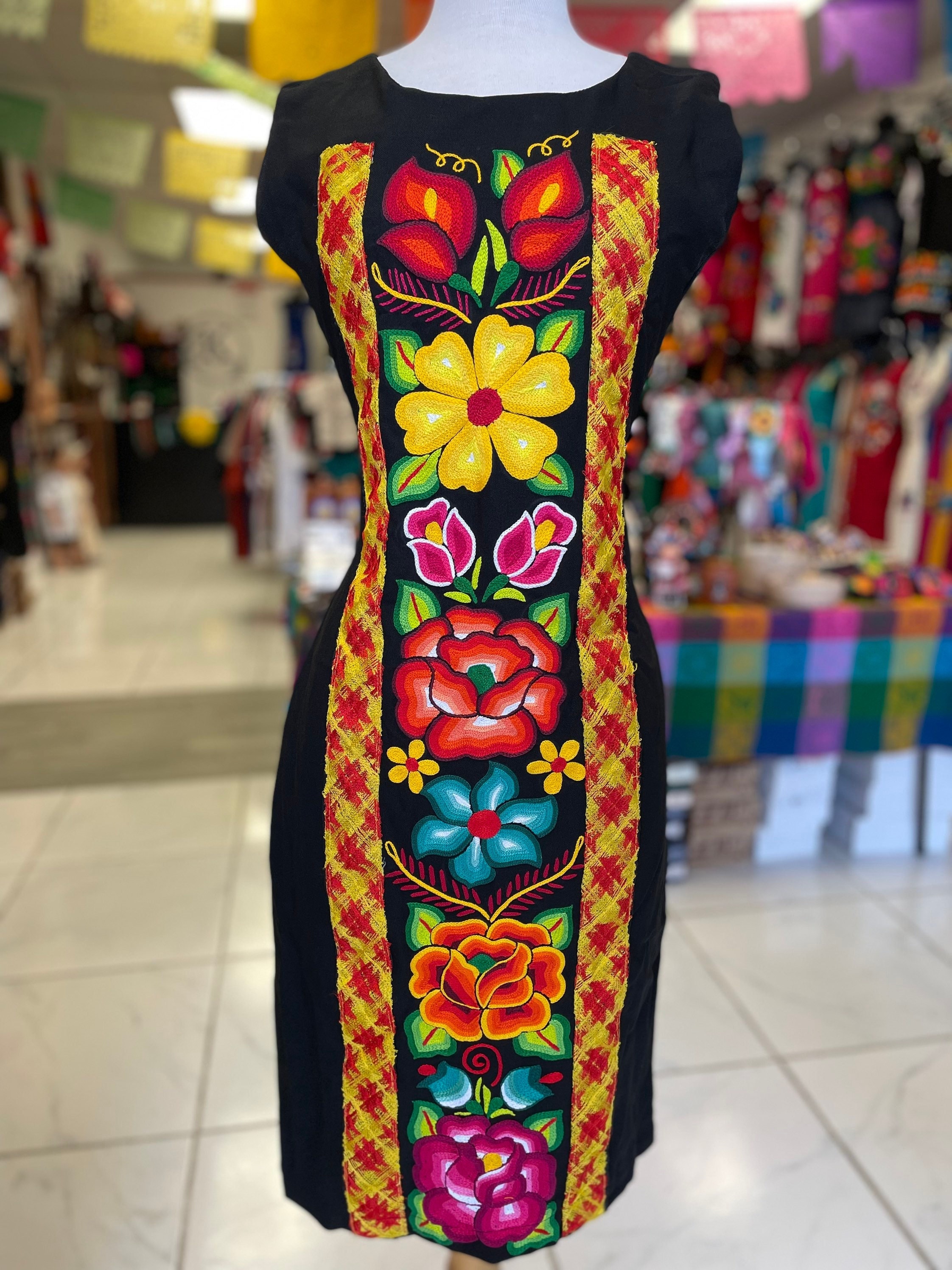 Vestido mexicano oaxaqueño Bordado del Istmo - Etsy México Vestido mexicano oaxaqueño Bordado del Istmo - Etsy México