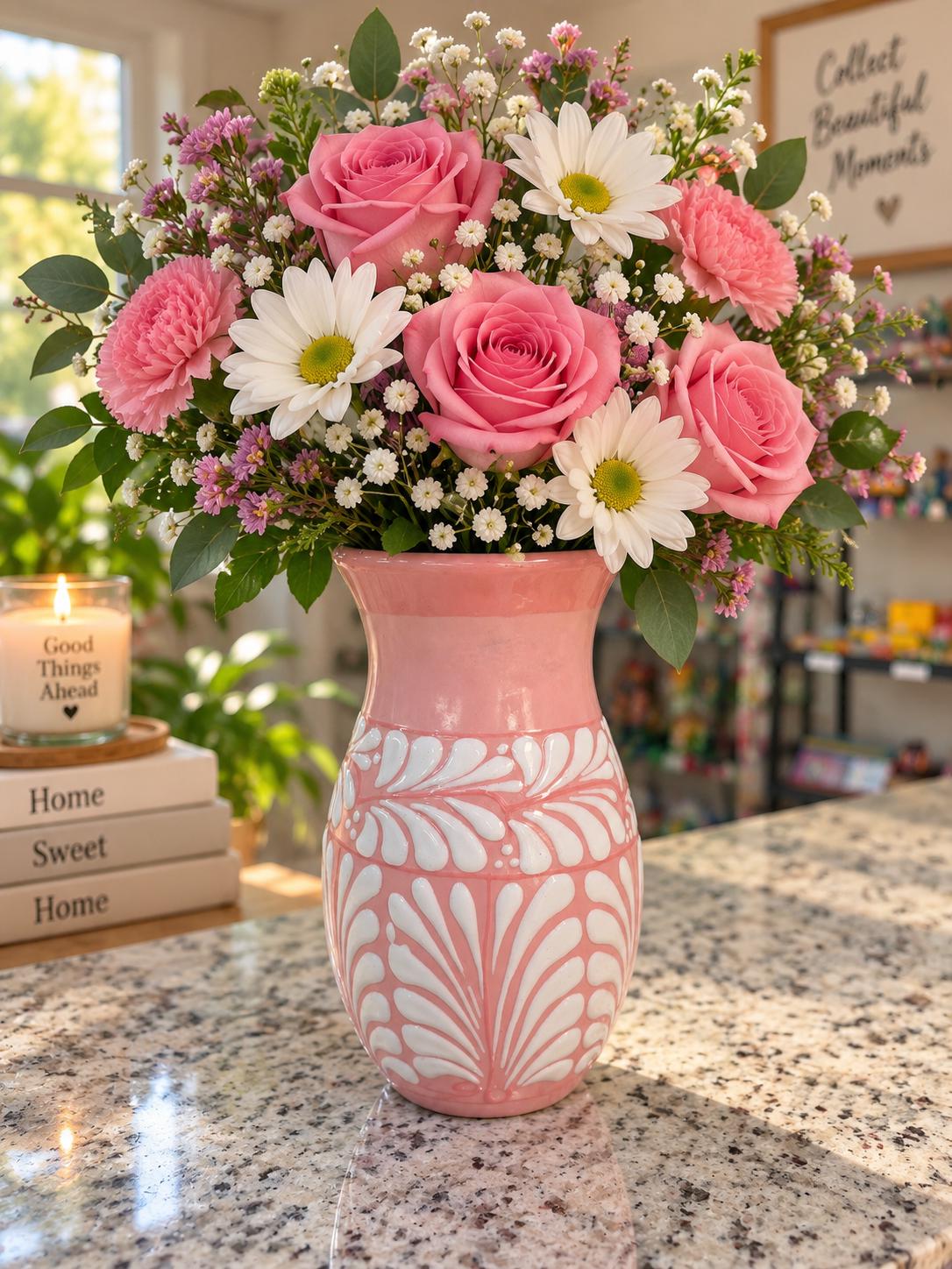 Personalised Clay Vase - Etsy