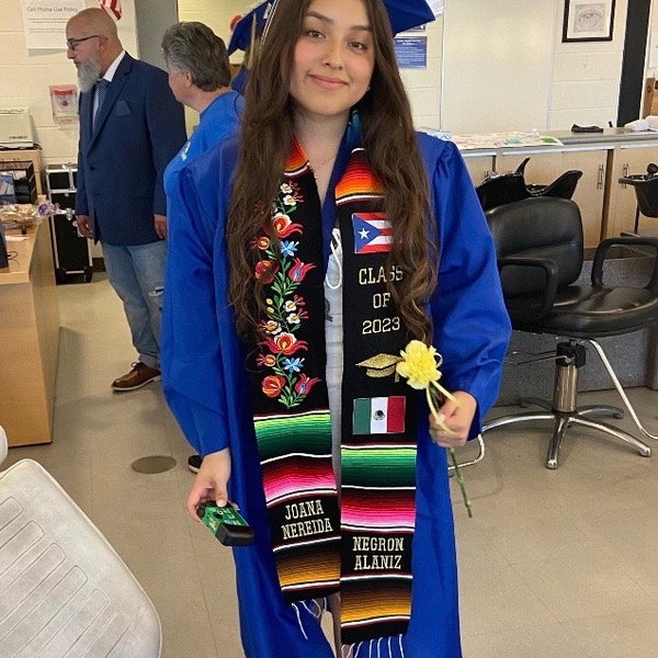Graduation Mexican Sash Stole Class 2024 Etsy