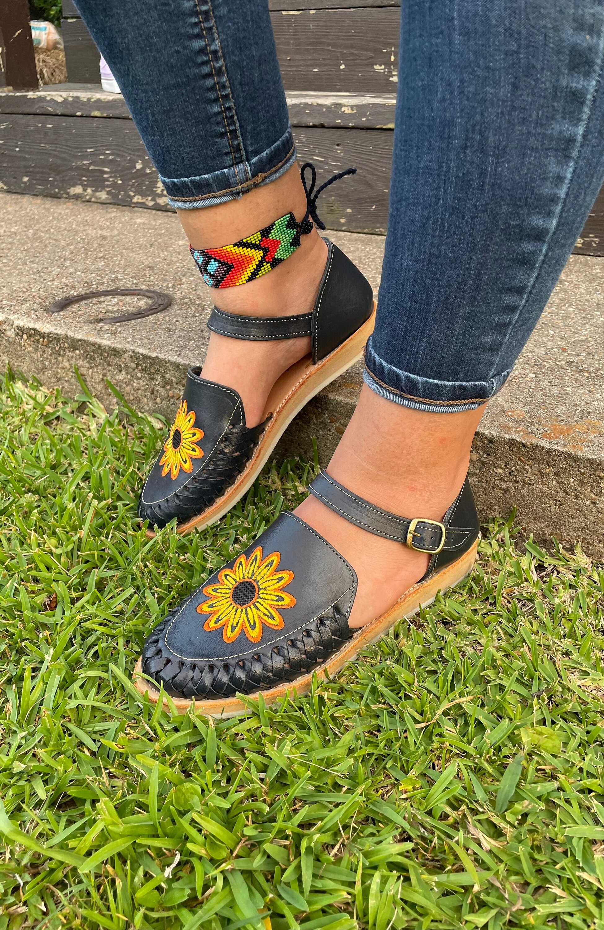 navy blue huaraches kids