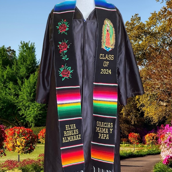 Graduation Mexican Sash Stole Class 2024 Etsy