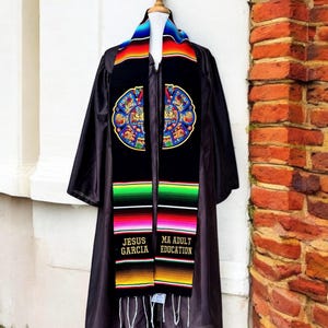 Mexican Maya Calendar Graduation Stole