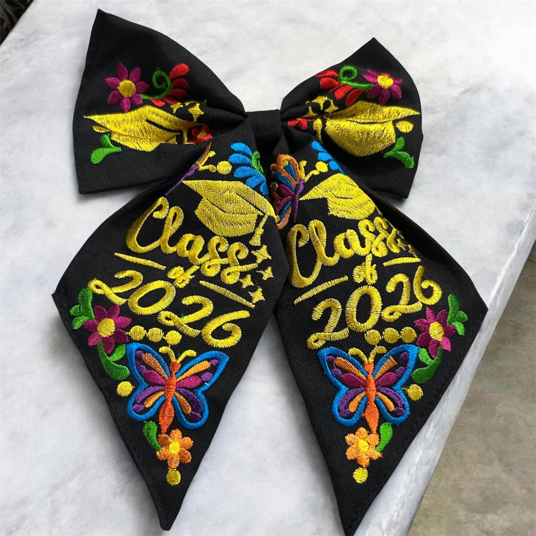 Graduation Hair Bow/ Moño De Graduacion Class of 2026 - Etsy