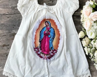 Vestido Niña Virgen de Guadalupe, Vestido Nuestra Señora de Guadalupe