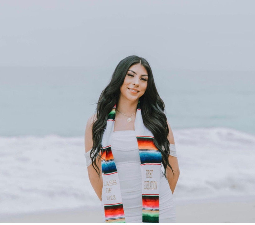 Custom Sarape Graduation Stole, Personalized Stole