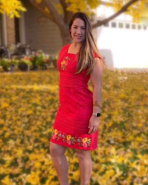 Vestidos yucatecos sale