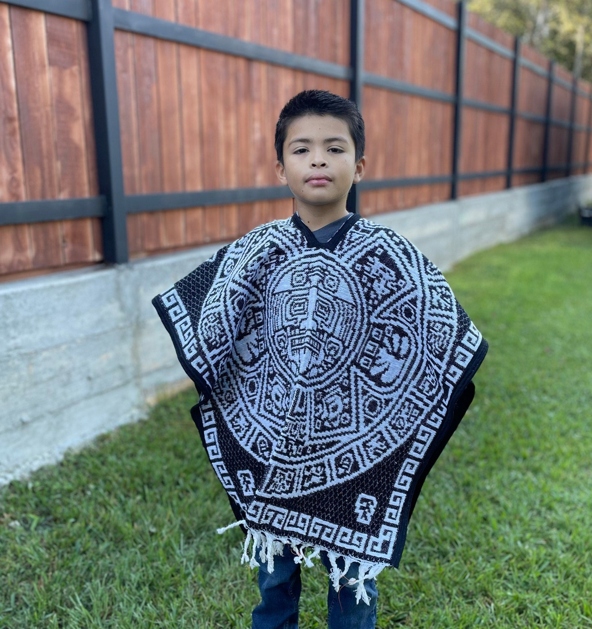 Zarape poncho - Etsy México
