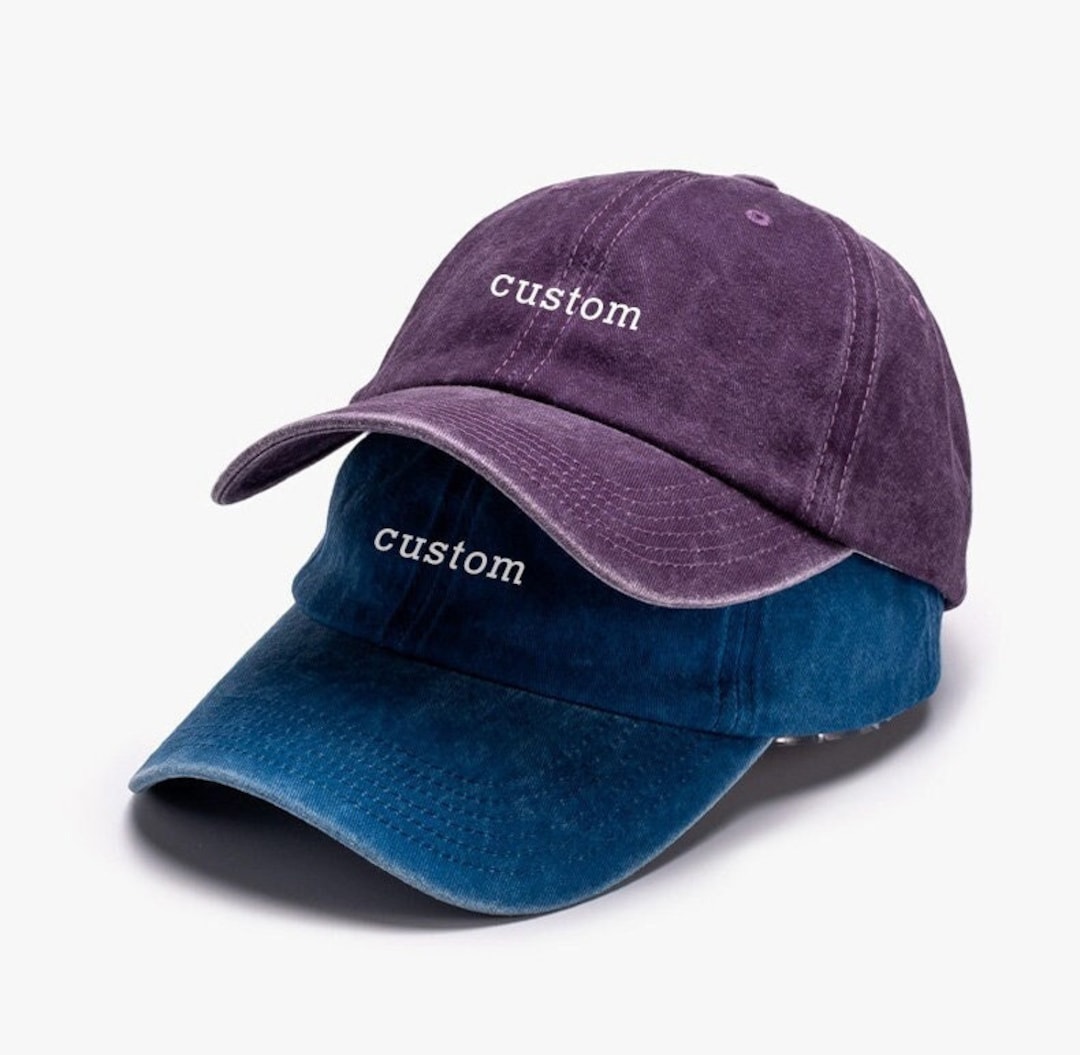 Custom Hat Embroidered Hat Initial Cap Personalized Ball Cap Custom Hat ...
