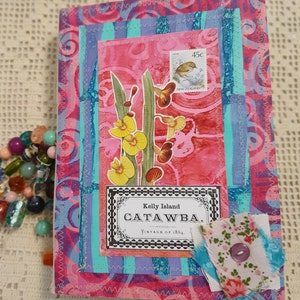 Gelli-print junk journal 1