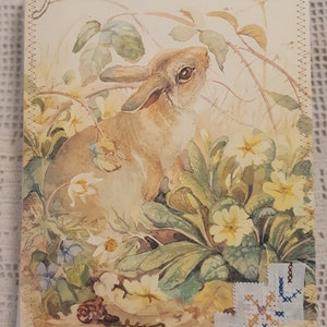 April rabbit junk journal
