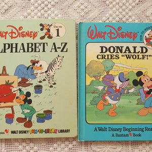 Walt Disney Fun-to-learn / Fun-to-read book set of 2