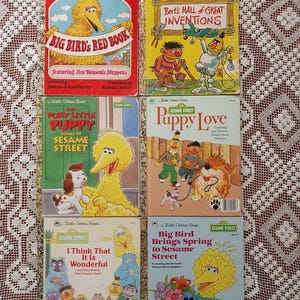 Golden books set of 6 (11) Sesame Street
