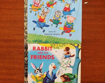 Richard Scarry's The Bunny Book (Little Golden Book) - Hardcover Classic For Kids - Very Good Condition 10 thumbnail image