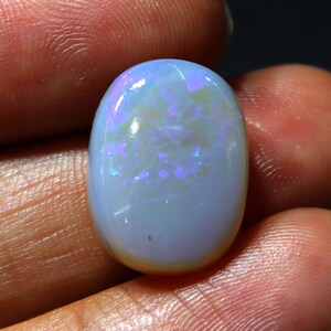 Natürlicher Australischer Opal Cabochon: Blaues Feuer Edelstein für die Schmuckherstellung