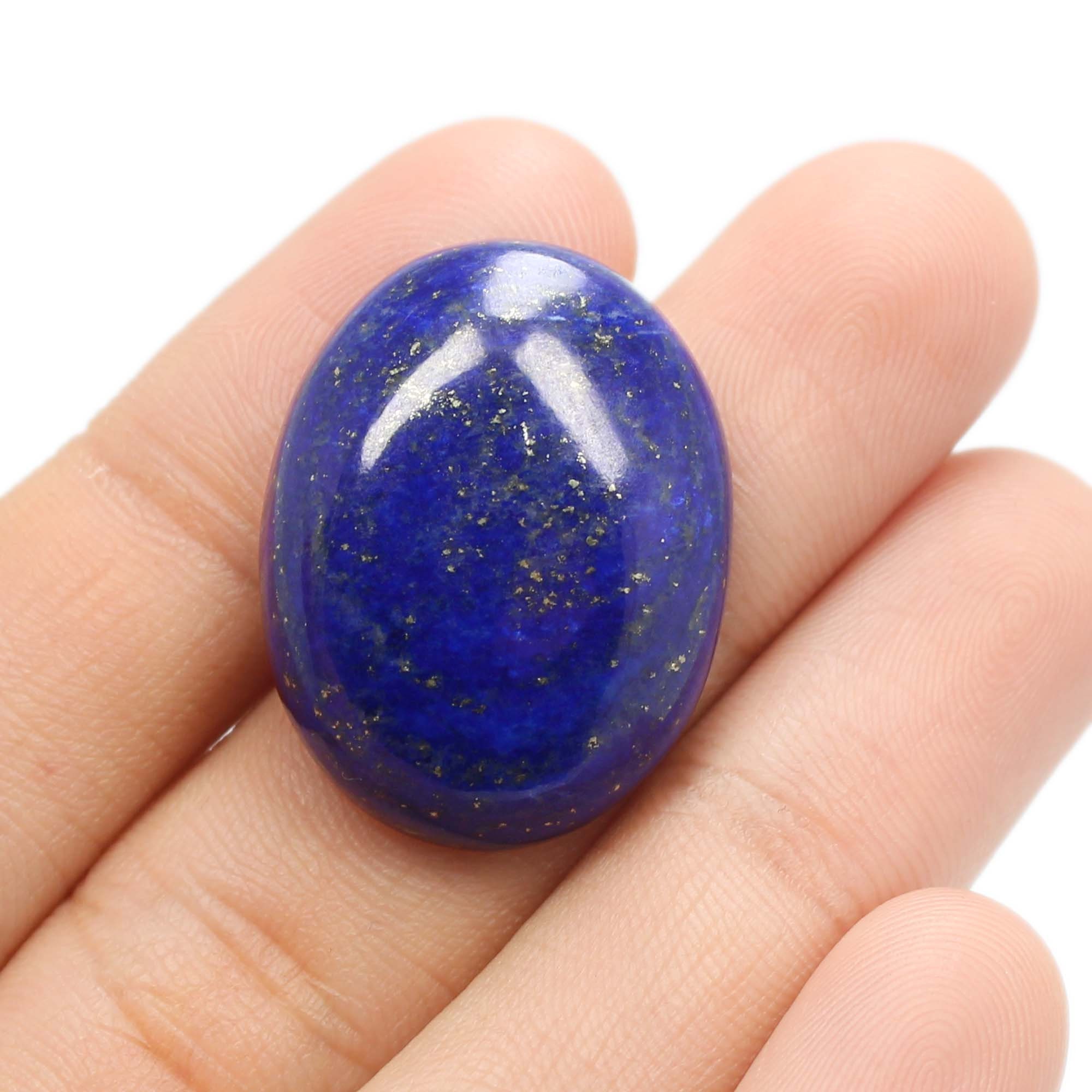 50off Natural Lapis Lazuli Cabochon Loose Gemstone Oval Shape Etsy