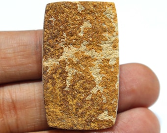 Psilomelane Dendrite Cabochon: Baguette Gemstone for Jewelry Making