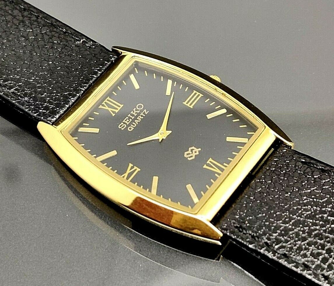 Seiko Quartz Super Slim Men's Wrist Watch Good Looking Run Etsy UK