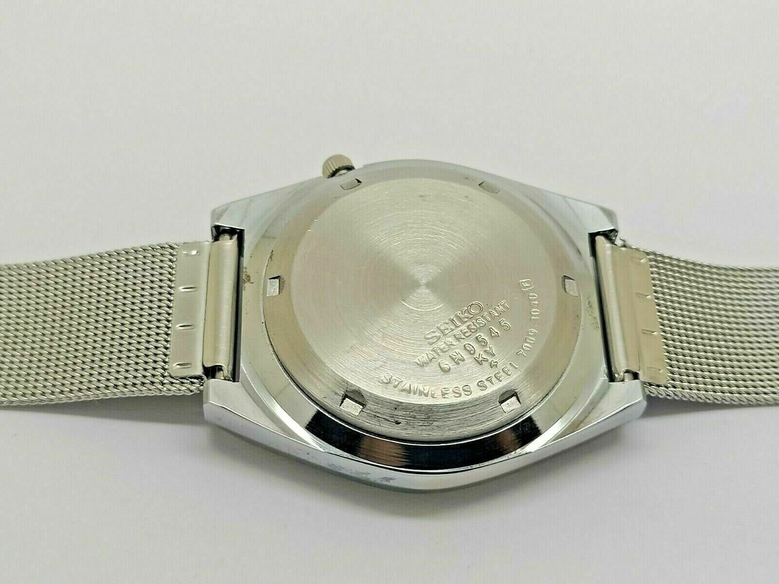 Seiko 5 Automatic Japan Made White Dial Vintage Watch Day - Etsy