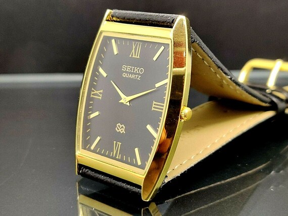 Buy Seiko Quartz Super Slim Men's Wrist Watch Good Looking Run Online in  India - Etsy