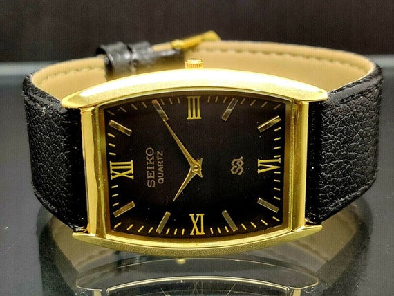 Seiko Quartz Super Slim Men's Wrist Watch Good Looking Run - Etsy Hong Kong