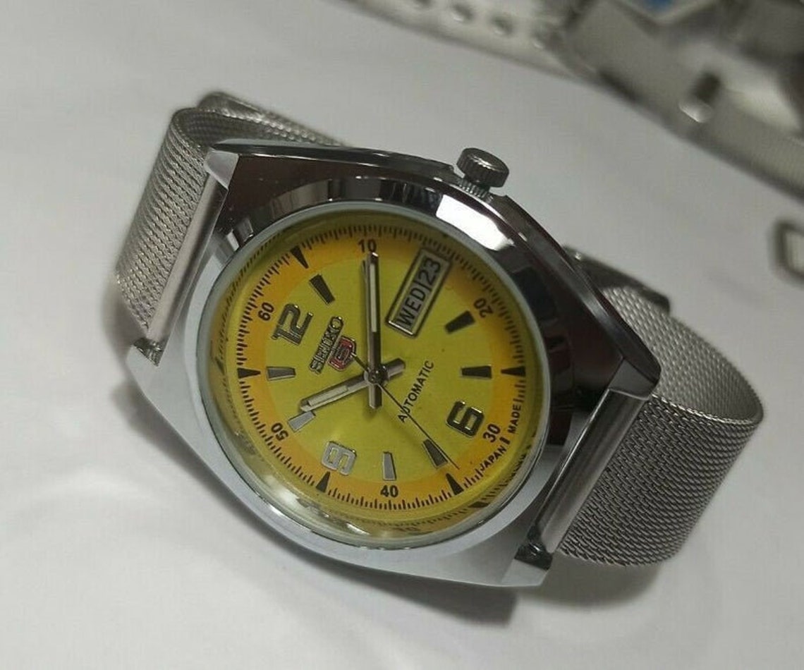 seiko samurai yellow